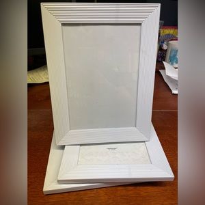 White picture frames